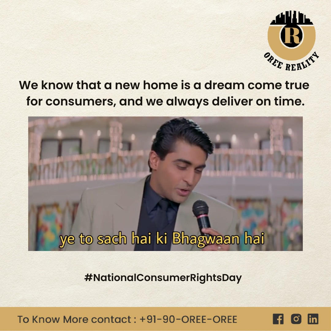 oreereality's tweet photo. If you will win a consumer today & for life and enjoy great success in your business. Happy World Consumer Rights Day.
.
.
#realestate #oreereality #punebuilders #ConsumerRightsDay #consumerrights #Consumerrightsday2022 #Consumerawareness
#consumerprotection #जागतिकग्राहकदिन https://t.co/0ob8o1IoQe