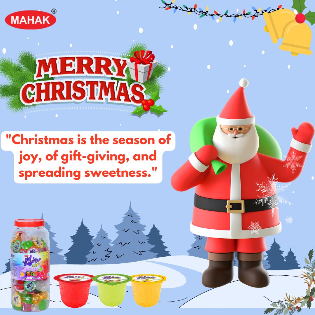 MahakGroup's tweet photo. Christmas is the day that holds love and time together. 🌲
Merry Christmas.
#MerryChristmas #ChristmasCelebrations #Sweetness #JellyBelly #RealFruitRealFun #Innocence #MahakKandiez #ShareSweetness #MahakGroup https://t.co/wFWHxnNUuE