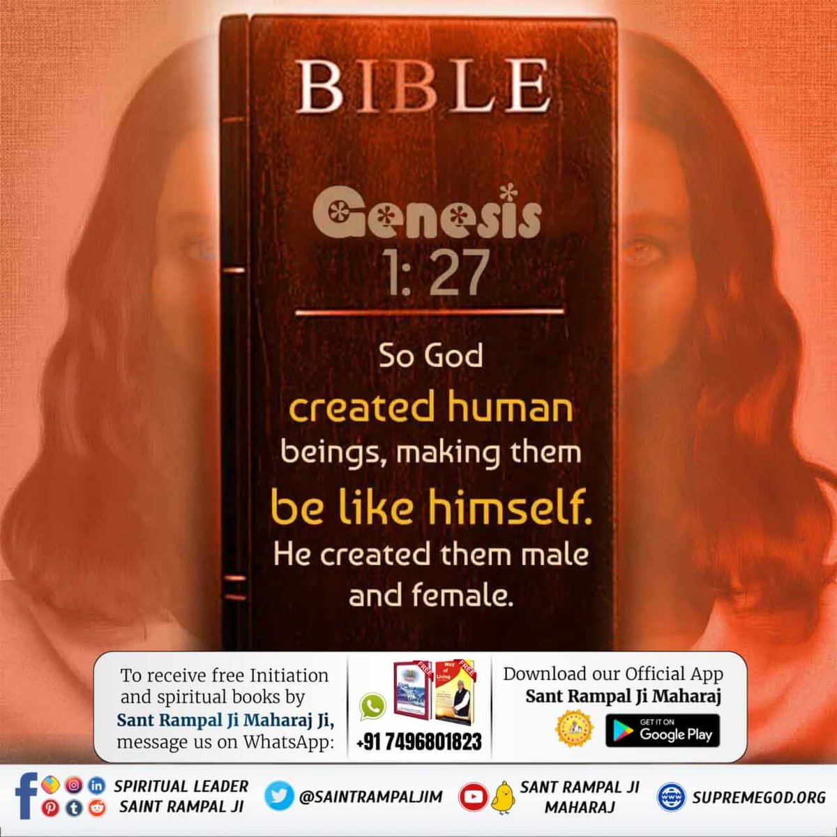 #MerryChristmas
In Christianity also there is more than one God and there are corporeals.

Bible Genesis 18:1-10 Jehovah appeared to Abraham, when Abraham raised his eyes and saw three men (God) standing in front of him. 
Kabir Is God