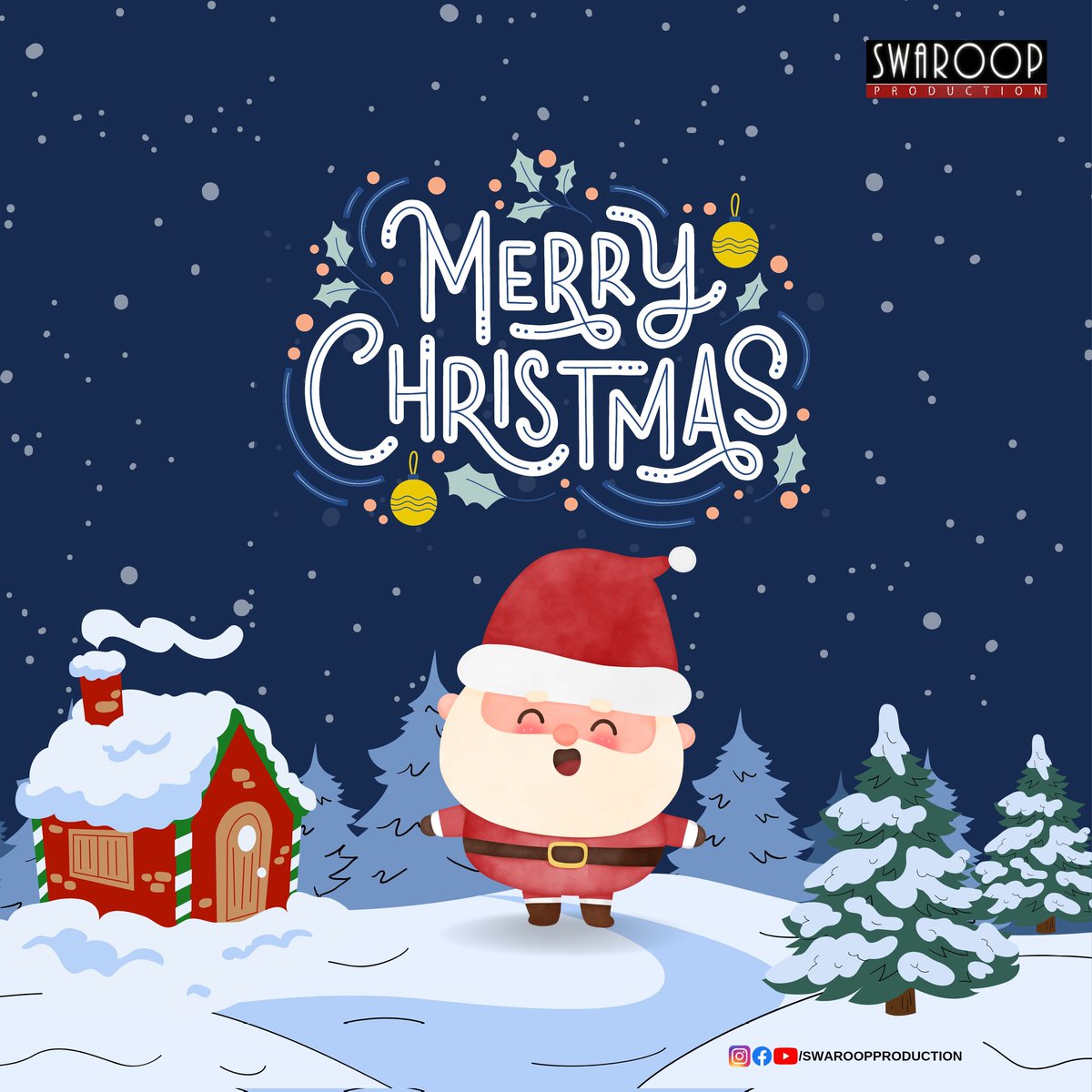 WeCaptureMotion's tweet photo. Merry Christmas 🎅 🎄 ☃️

#MerryChristmas #Christmas #SwaroopProduction https://t.co/nMm1jw4K7F