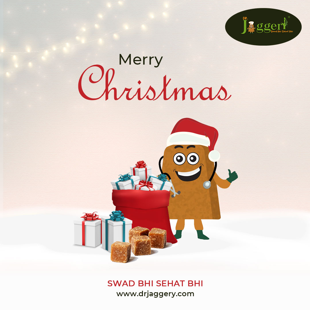 🎄Wishing you all a Merry Christmas from Dr. Jaggery! 
Celebrate the festive season with some delicious jaggery treats and get ready to welcome 2023 with sweetness, joy and health 🎉🎊🍬

drjaggery.com   
Swad Bhi Sehat Bhi  💪🏽 

#Drjaggery #MerryChristmas #Christmas