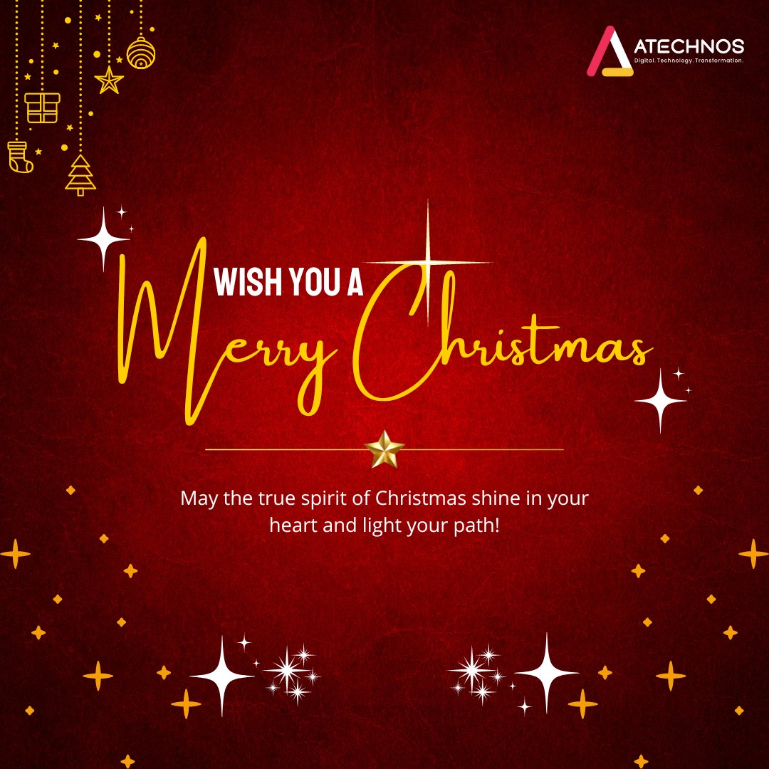 The ATechnos Group wishes you and your loved ones a very Merry Christmas!

On this occasion, let us pledge to partake in the spirit of the season and share the gift of kindness.

#christmas #merrychristmas #merrychristmas2022 #christmasday #christmasvibes #ATechnos