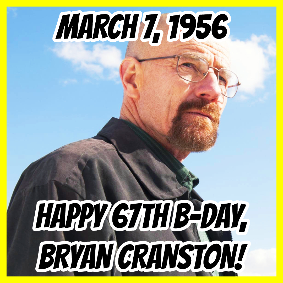 Happy 67th #Birthday, Bryan Cranston!!!

What's YOUR #favorite #BryanCranston movie or TV Show??!!

#BDay #movie #TVShow #BreakingBad #MalcolmInTheMiddle #Seinfeld #Godzilla2014