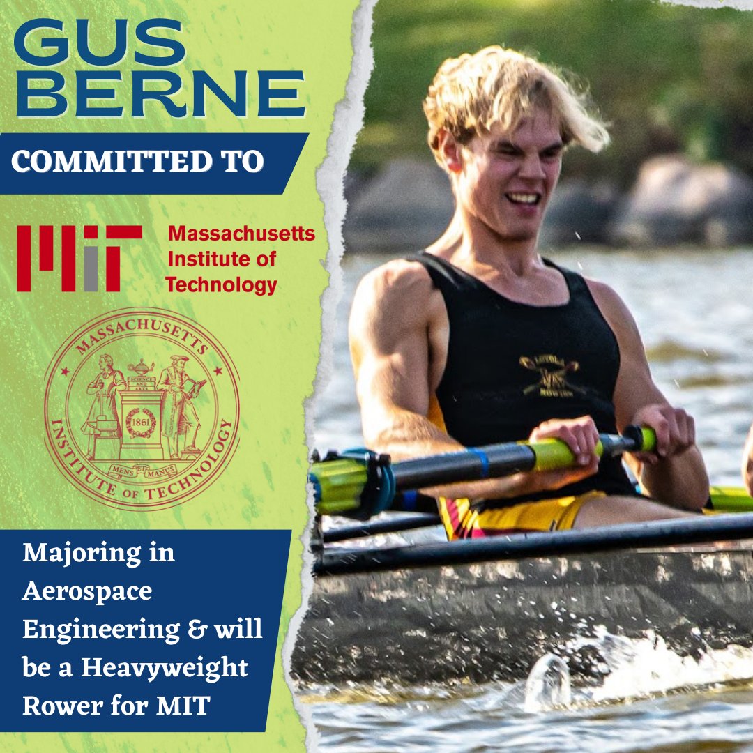 LArowing's tweet image. Congratulations to Gus Berne on his commitment to Massachusetts Institute of Technology. Gus will be majoring in Aerospace Engineering &amp;amp; has committed to their rowing program. We are thrilled.Go Ramblers!
@la_student_activities 
@loyola_academy
@larowing_alumni 
@la_maroonmonsoon