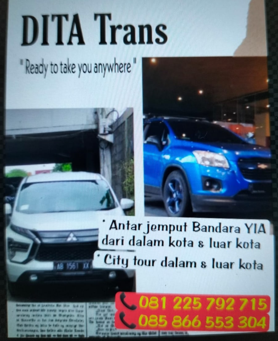 Yg mau liburan di Jogja atau ada acara apa pun kami siap melayani semuanya 🙏🙏🙏