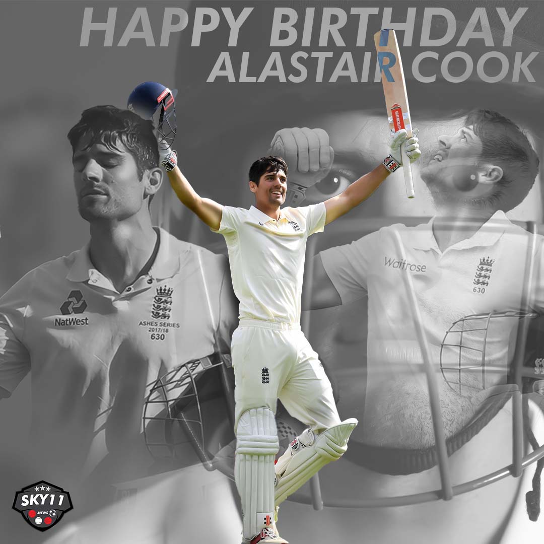 Wishing Alastair Cook Happy Birthday!    