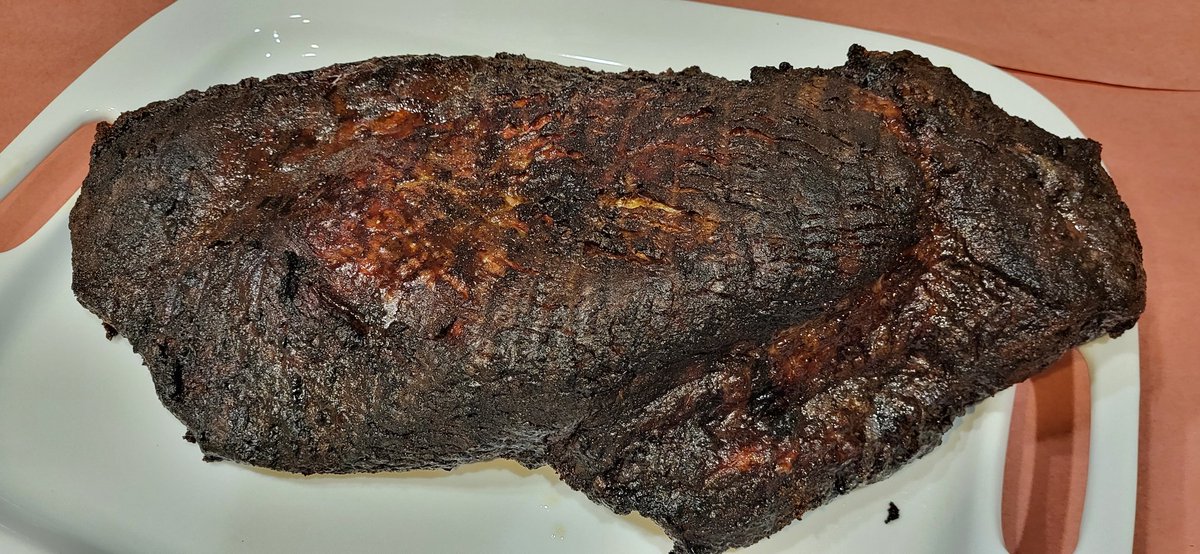 TrillCajun's tweet photo. My first smoked brisket. Used @KosmosQ Texas Beef and Hot Cow Cover. 👌🏽 https://t.co/xyGFe8jlK9