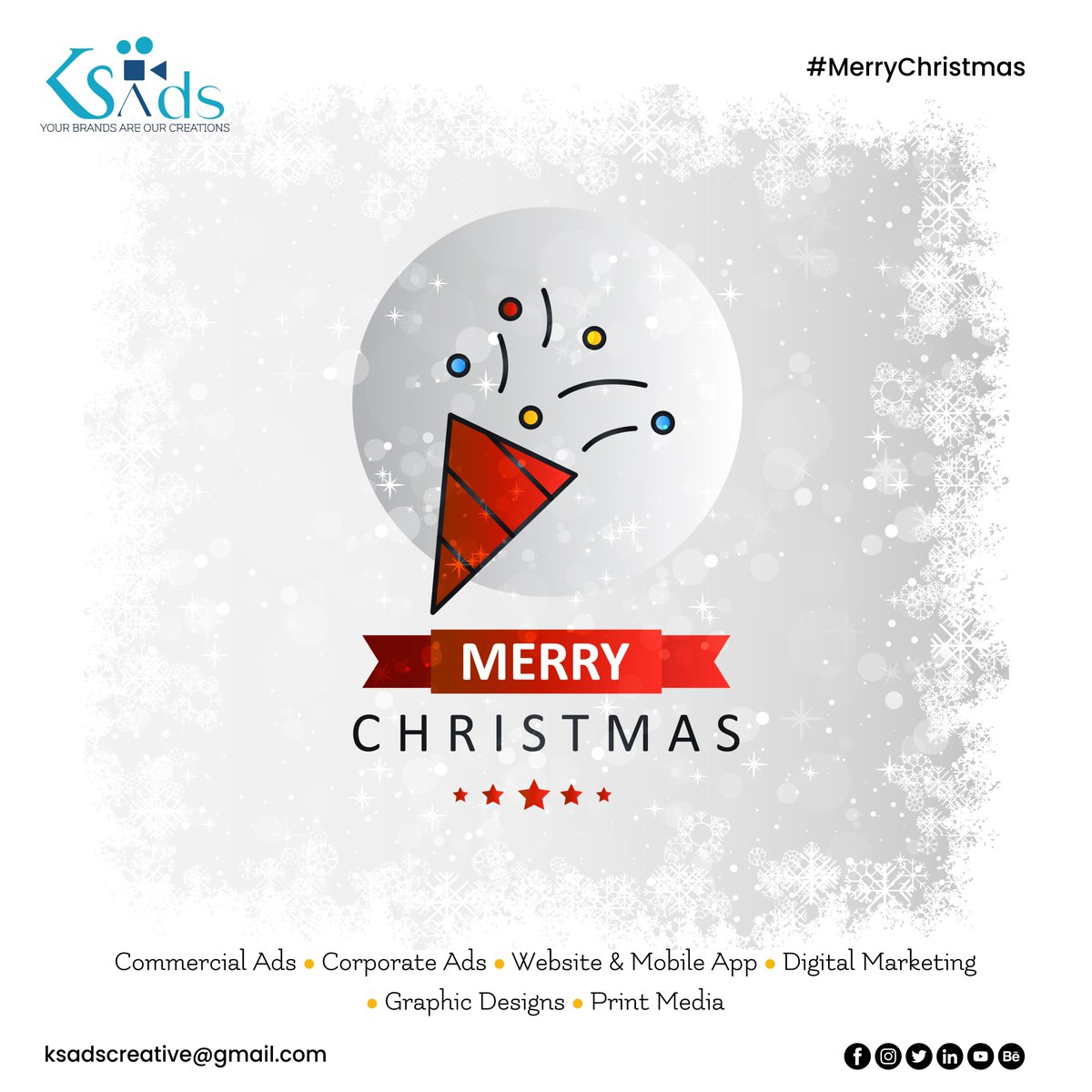KSAds15's tweet photo. Christmas is not an external event at all, but a piece of one's home that one carries in one's heart. Merry Christmas to you and your family.
#KSAds #GraphicDesign #Websites 
#HappyChristmas #MerryChristmas 
For your Creative Needs Contact :
ksadscreative@gmail.com https://t.co/aJs9INJ6wL