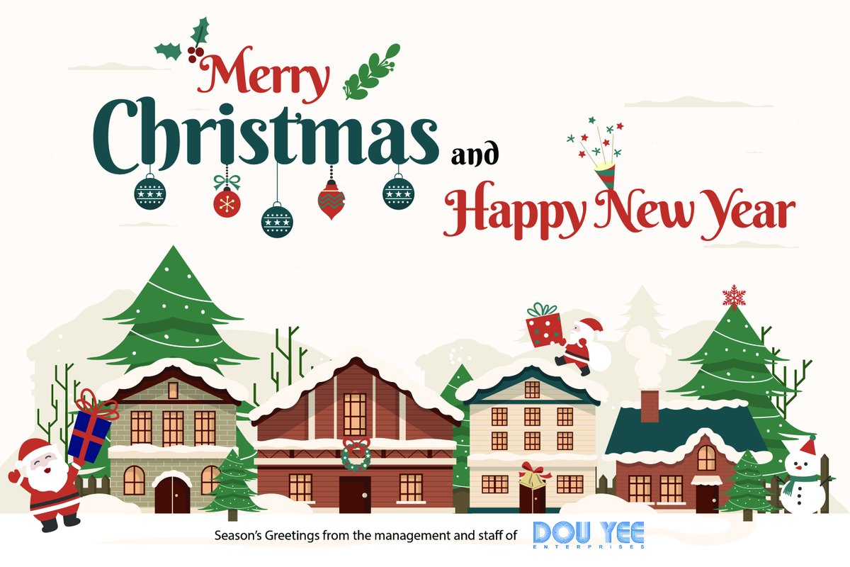 douyee_ent's tweet photo. Ho Ho Ho! 🎅
The gift of love❤️ 
The gift of peace🍀
The gift of happiness🥰
May all these be yours at Christmas🥳
#MerryChristmas 
#HappyNewYear 
#DouYee 
#DouYeeEnterprises https://t.co/mXOnc7nHir