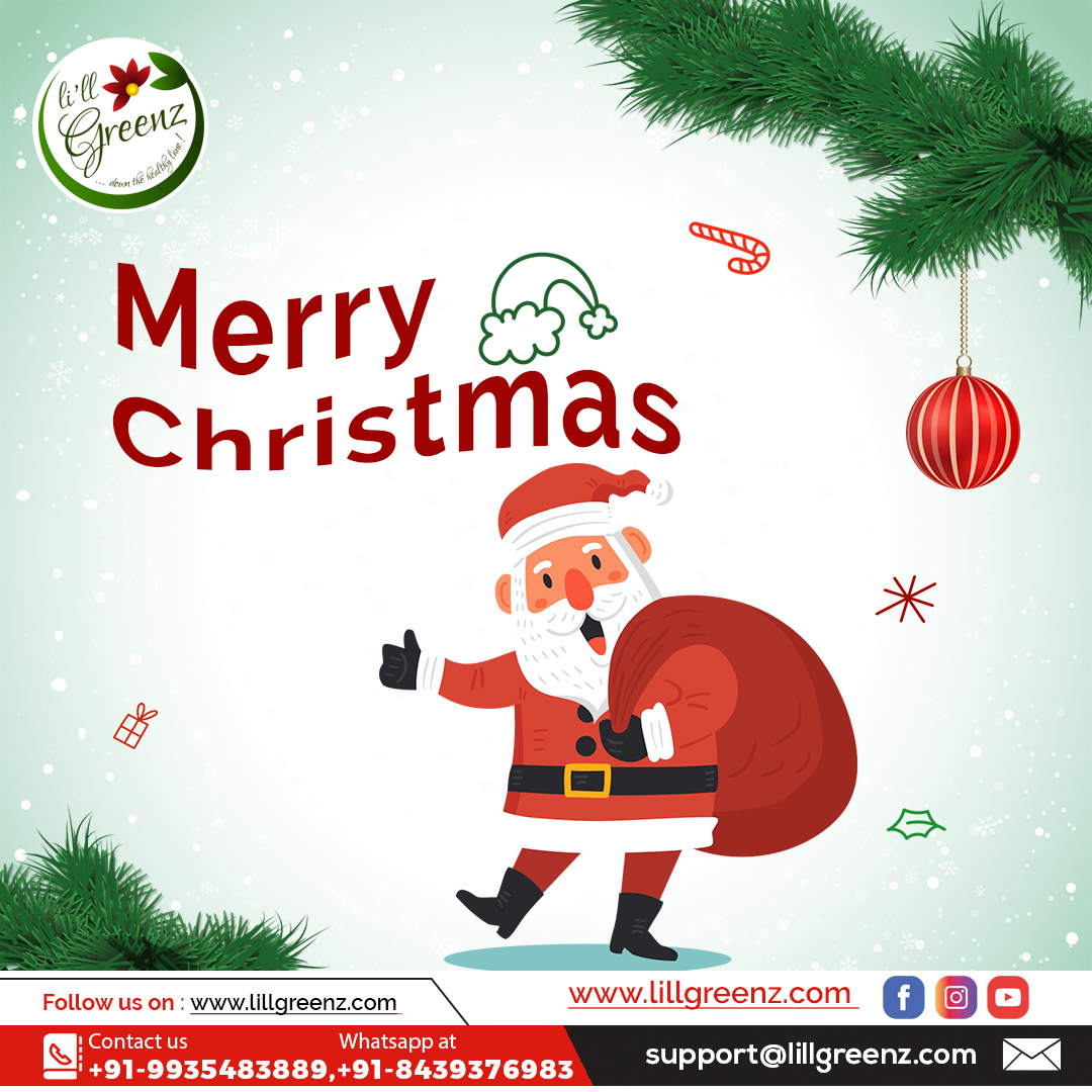 GreensLill's tweet photo. Merry Christmas to you and your family.
Health is the best thing you can gift your family.
Visit our website to see our healthy teas and snacks to gift your family and friends.

visit : https://t.co/3Lpqqbx38D

Call Now: +91-9935483889
#healthytea #healthysnacks #lillgreenz https://t.co/hnyJtOBbTp