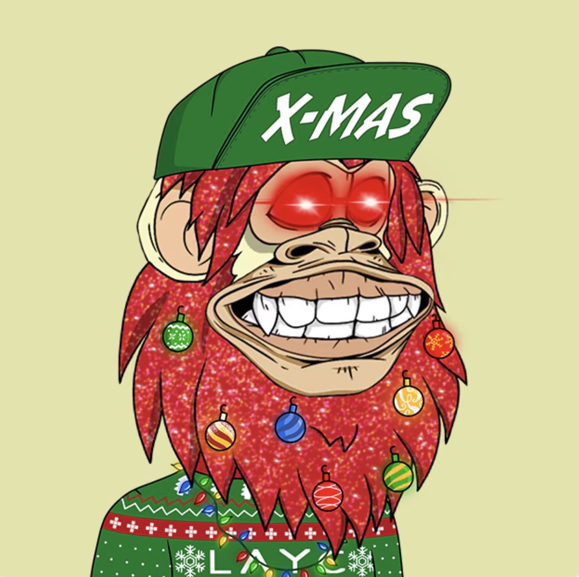 realJamesApple's tweet photo. Merry Christmas to all my friends and #NFTfamily πππHope everyone has an Awesome day!!! #LAYC #ProudtoDeath #ShellzGang #belowbored #BrokeBoyz ππππ https://t.co/EBlR5mz2Ei