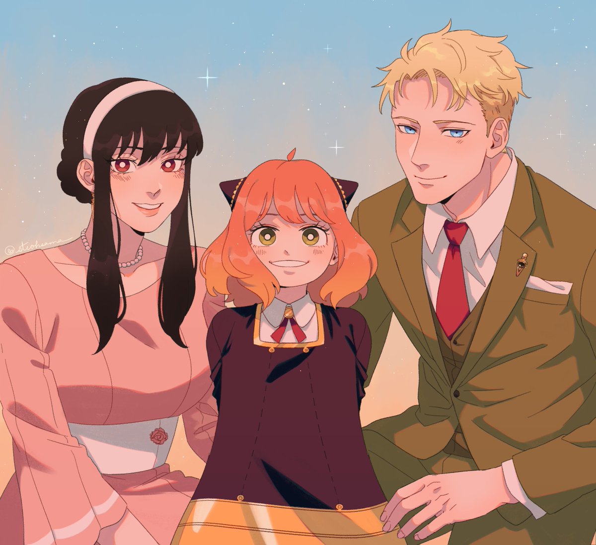 steohmochi's tweet image. in for a penny, in for a pound — &quot;for the mission,&quot; a family is found 💕

#SPY_FAMILY #SPYxFamily