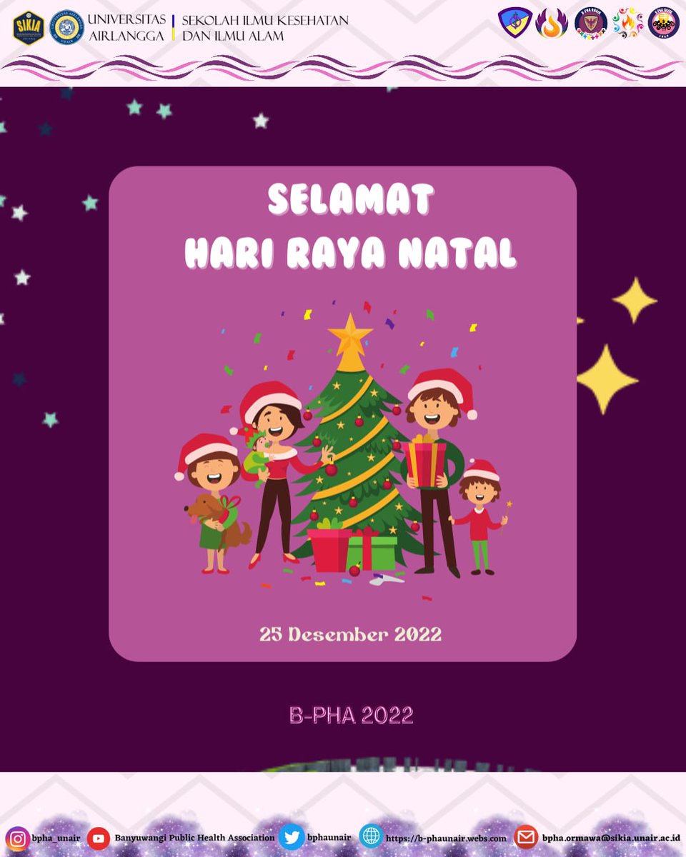 Bphaunair's tweet photo. [SELAMAT HARI NATAL]

Selamat Hari Raya Natal bagi umat yang menjalankan🎊

Melalui Hari Natal ini semoga selalu diberikan keberkahan dalam menjalankan kehidupan dan ibadah✨

#BiroFras
#B-PHAUNAIR2022
#KabinetMembara
#MajuBerprogresBersama https://t.co/MDgjtw0iTW