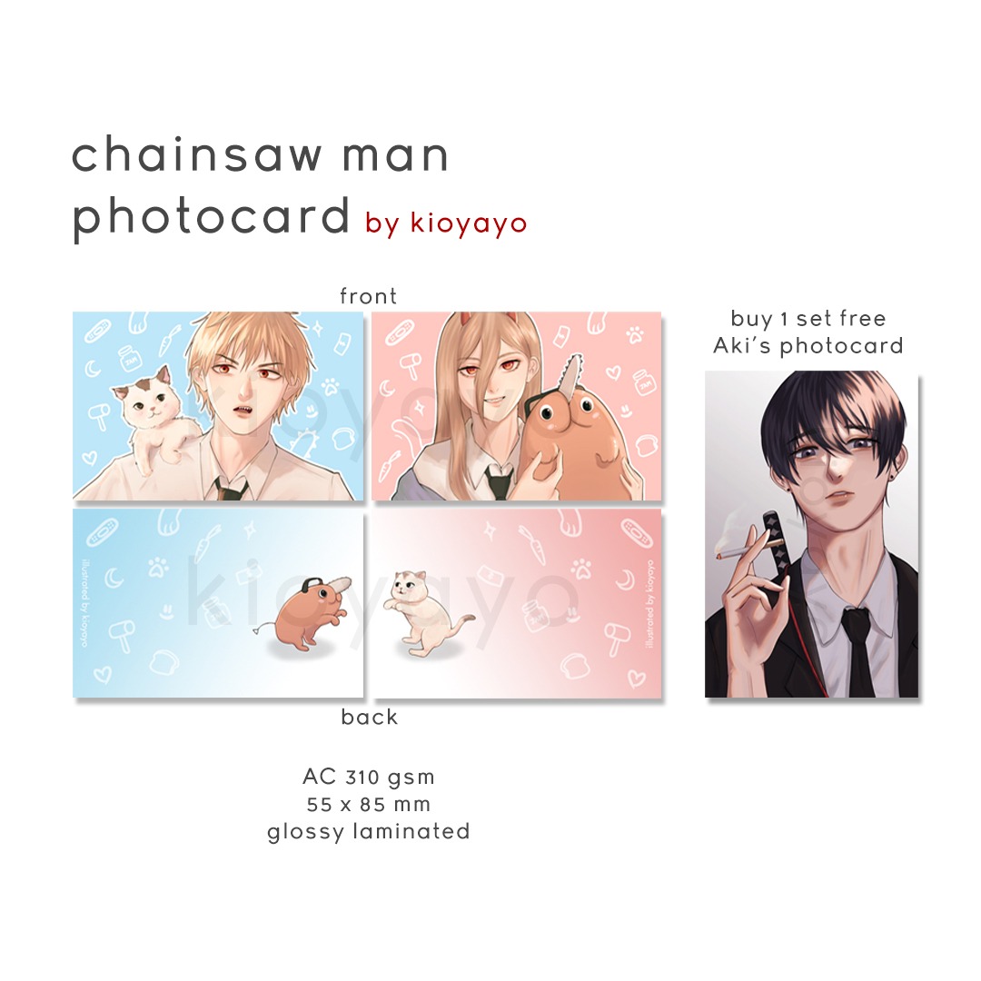❤ chainsaw man photocard ❤️

bit.ly/3vdBctp

#chainsawman 
#チェンソーマン