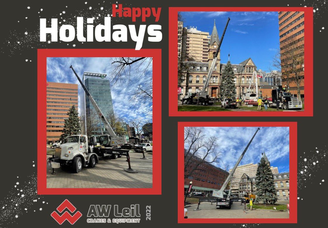 We would like to wish everyone a happy &amp; safe holiday season. Thank you to all of our wonderful customers that trust us to do their heavy lifting, our suppliers that keep us rolling, and most of all to our employees that make us who we are! Onwards and upwards into 2023. 🎅🏗️🎄