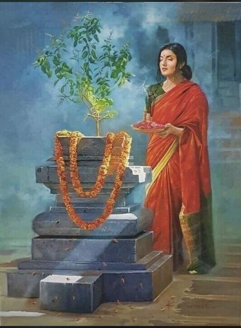 तुलसी पूजन की हार्दिक शुभकामनाएँ🙏🏻🚩
#तुलसी_पूजन_दिवस 
#तुलसी_पूजन