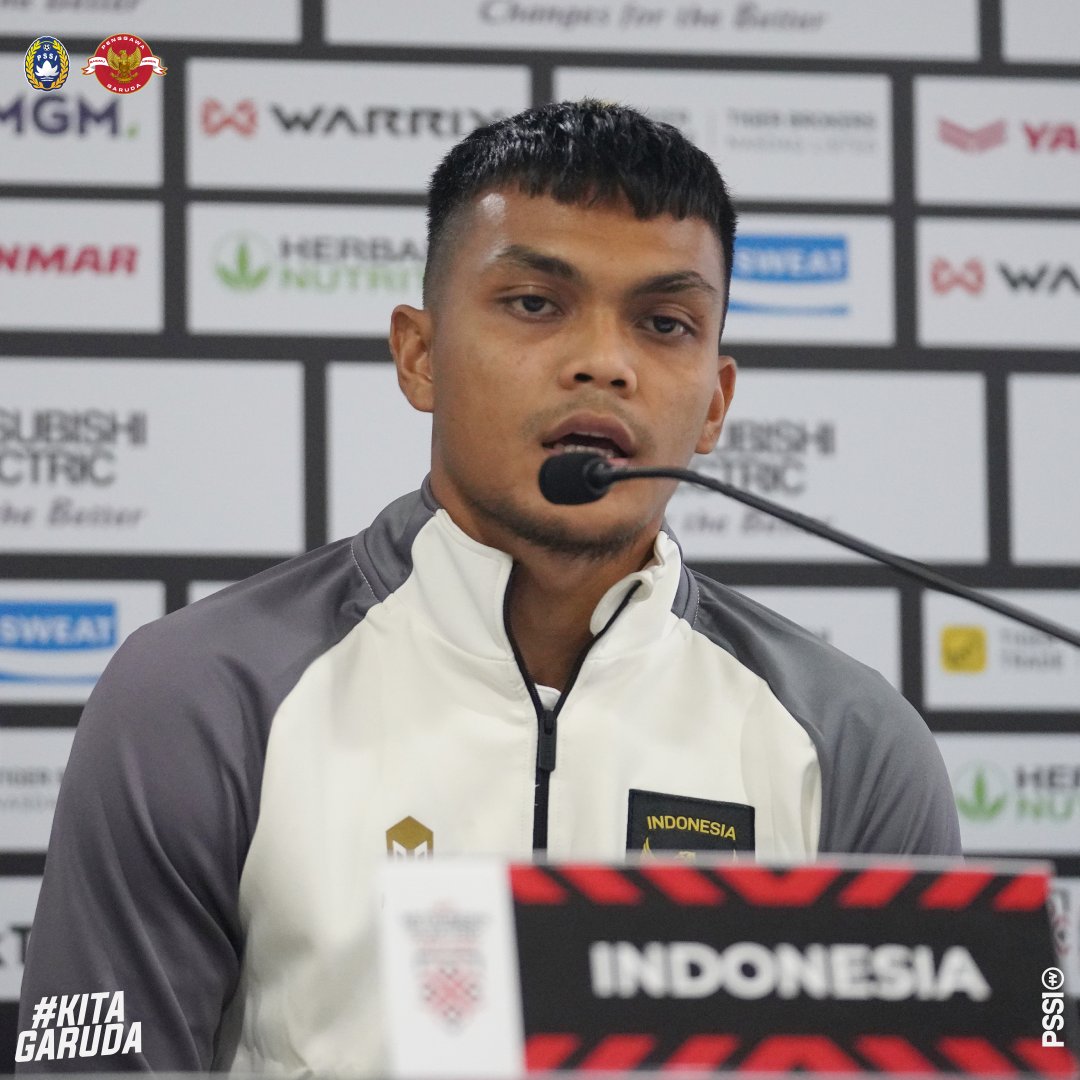 PSSI's tweet image. Shin Tae-yong selaku pelatih kepala Timnas Indonesia didampingi Irianto mengikuti Pre Match Press Conference jelang laga kontra Brunei Darussalam dalam gelaran Piala AFF 2022 pada Minggu (25/12) di KLFA Stadium.

#KitaGaruda #MeraihImpian