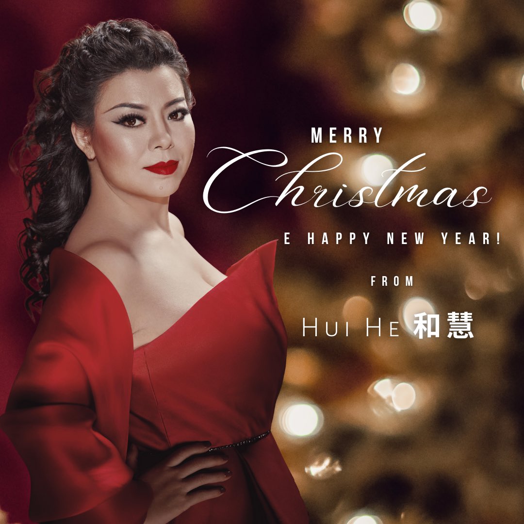 Merry Christmas &amp; Happy New Year my dear friends🎄♥️ 

#HuiHe #soprano #operasinger #xmas22 #merrychristmas #happynewyear #2023iscoming #wishes #hope #seeyouin2k23