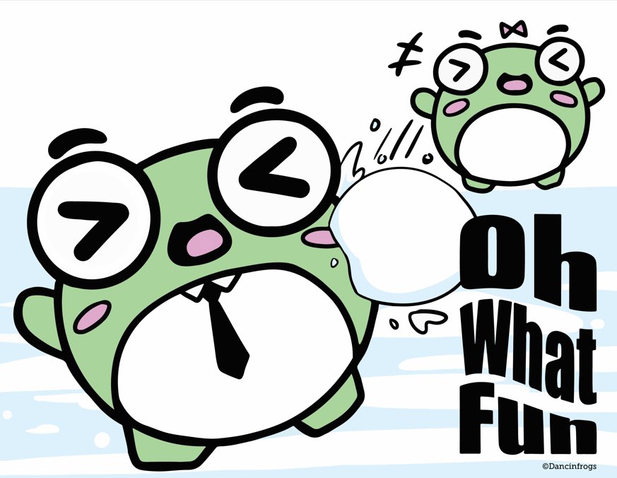 Dancinfrogs's tweet photo. Oh what fun! We hope you are having a wonderful holiday weekend with your loved ones!
-
-
-
#art #frog #frogchristmas #dancinfrogs #mrandmrsdancinfrog #snowballfight #ohwhatfun https://t.co/sXrLnz2LtG