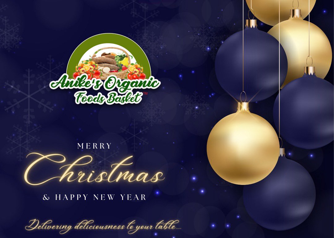 theoloriherself's tweet photo. Thank you for standing by us throughout the year 2022. Providing you with clean and healthy nourishment this year has been a joy and a priviledge.
We look forward to serving you in the new year! 

Compliments of the season from all of us at Anike's Organic Foods Basket😊 https://t.co/3s0W78SkwS