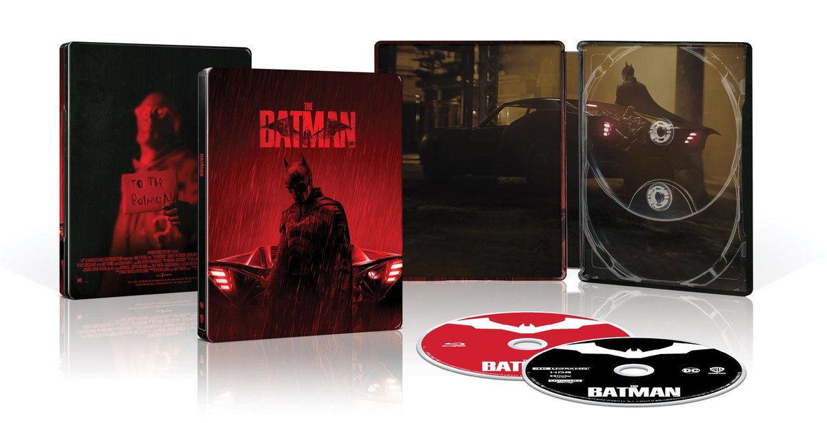 Wario64's tweet photo. The Batman Steelbook (4K UHD + Blu-ray + Digital) is $19.99 at Best Buy https://t.co/VKlrXA7hnj #ad https://t.co/IpqxsHVY0u