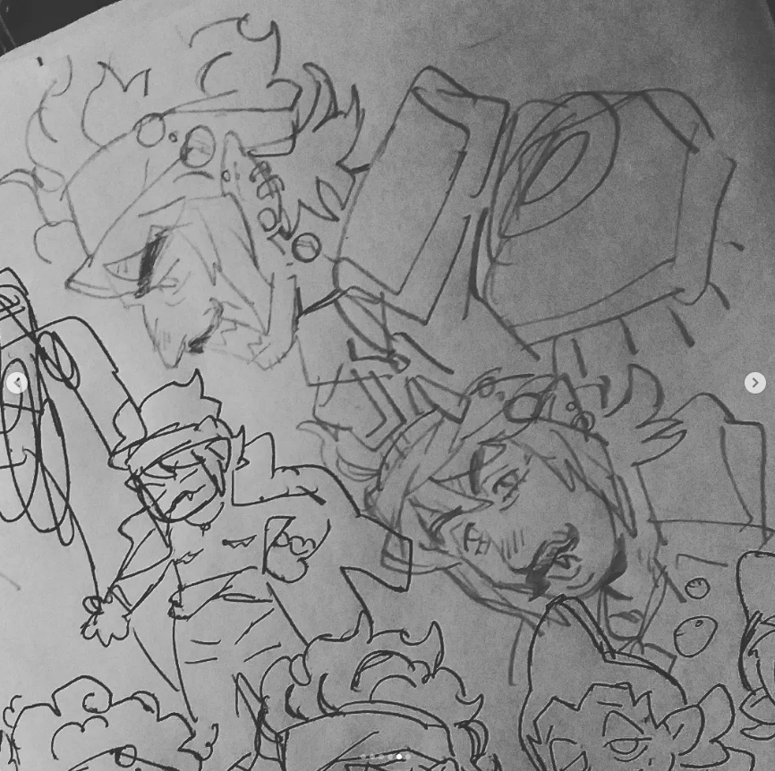 unedited caviar doodles from ages ago cuz i came back to crk again and remembered how much i loved him
