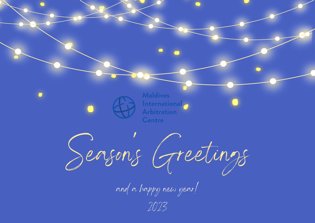 Greetings and best wishes for the new year from the MIAC Secretariat!