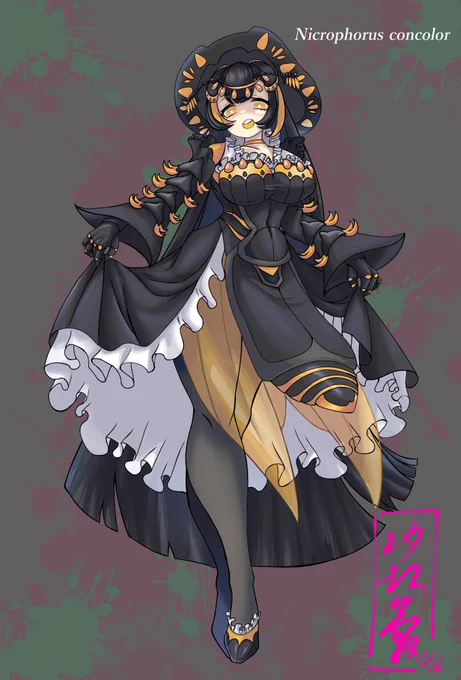 #擬人化好きさんと繋がるクリスマス昆虫擬人化!! 