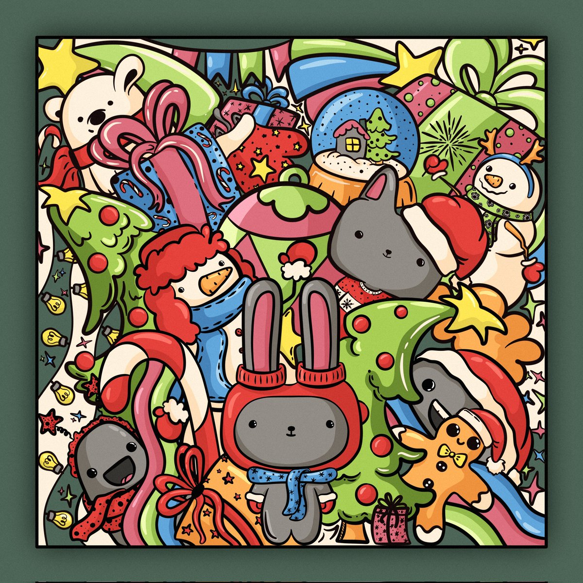 N1kaBu's tweet image. Marry Christmas my dear friends 💖🎄🎅🥳🎁