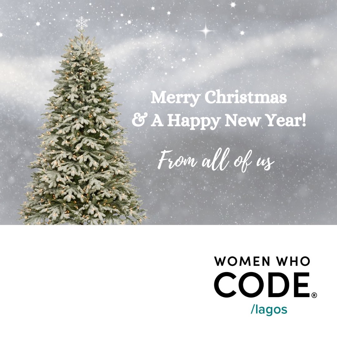 wwcodelagos's tweet photo. Merry Christmas 🎄 https://t.co/rWqTZomgcp