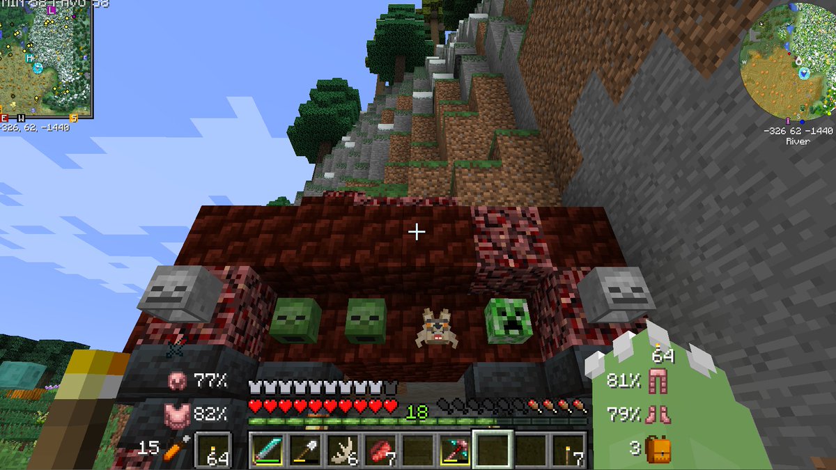 STPIDCK's tweet photo. i looooovee heads #OasisCraft https://t.co/vK5pfCunoC