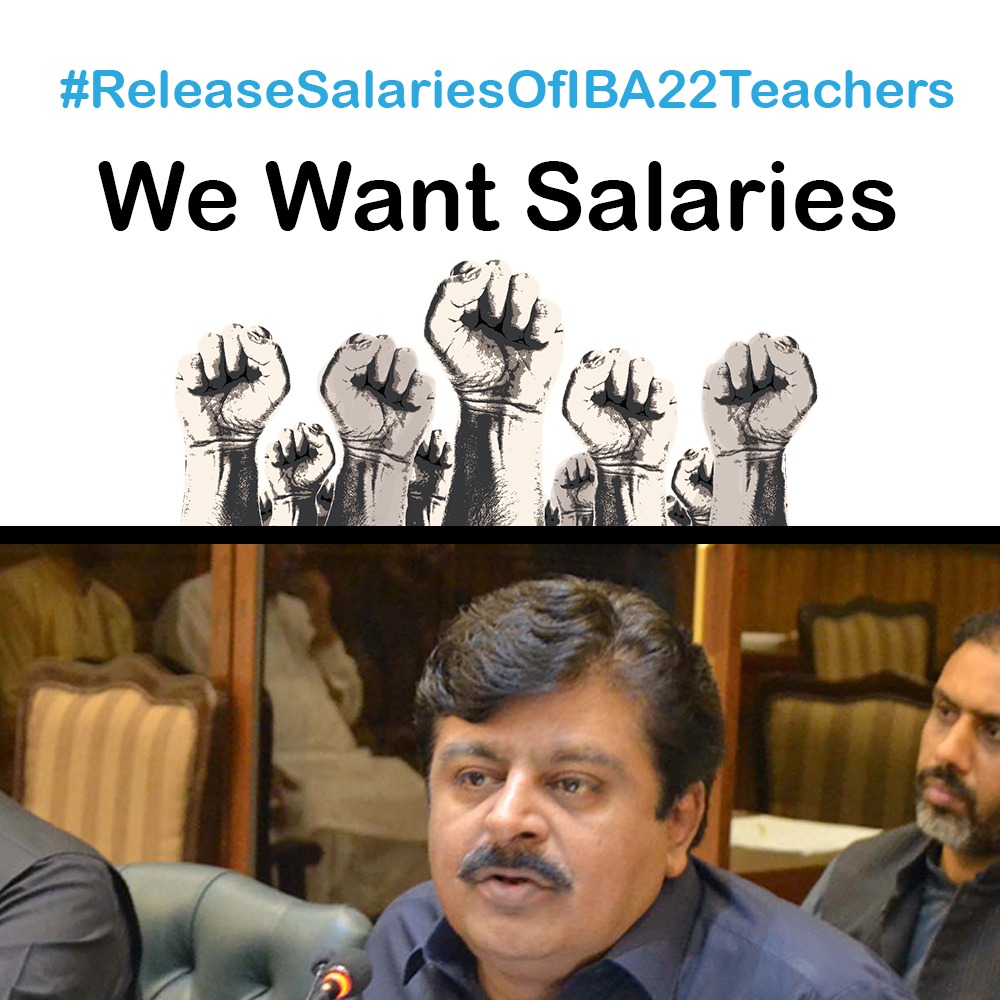 amna_ismail_786's tweet photo. We want our salary !!!

@sardarshah1 @BBhuttoZardari @SindhCMHouse @MuradAliShahPPP @AkbarLaghari5
#ReleaseSalariesOfIBA22Teachers https://t.co/P1Aafb4Ky0