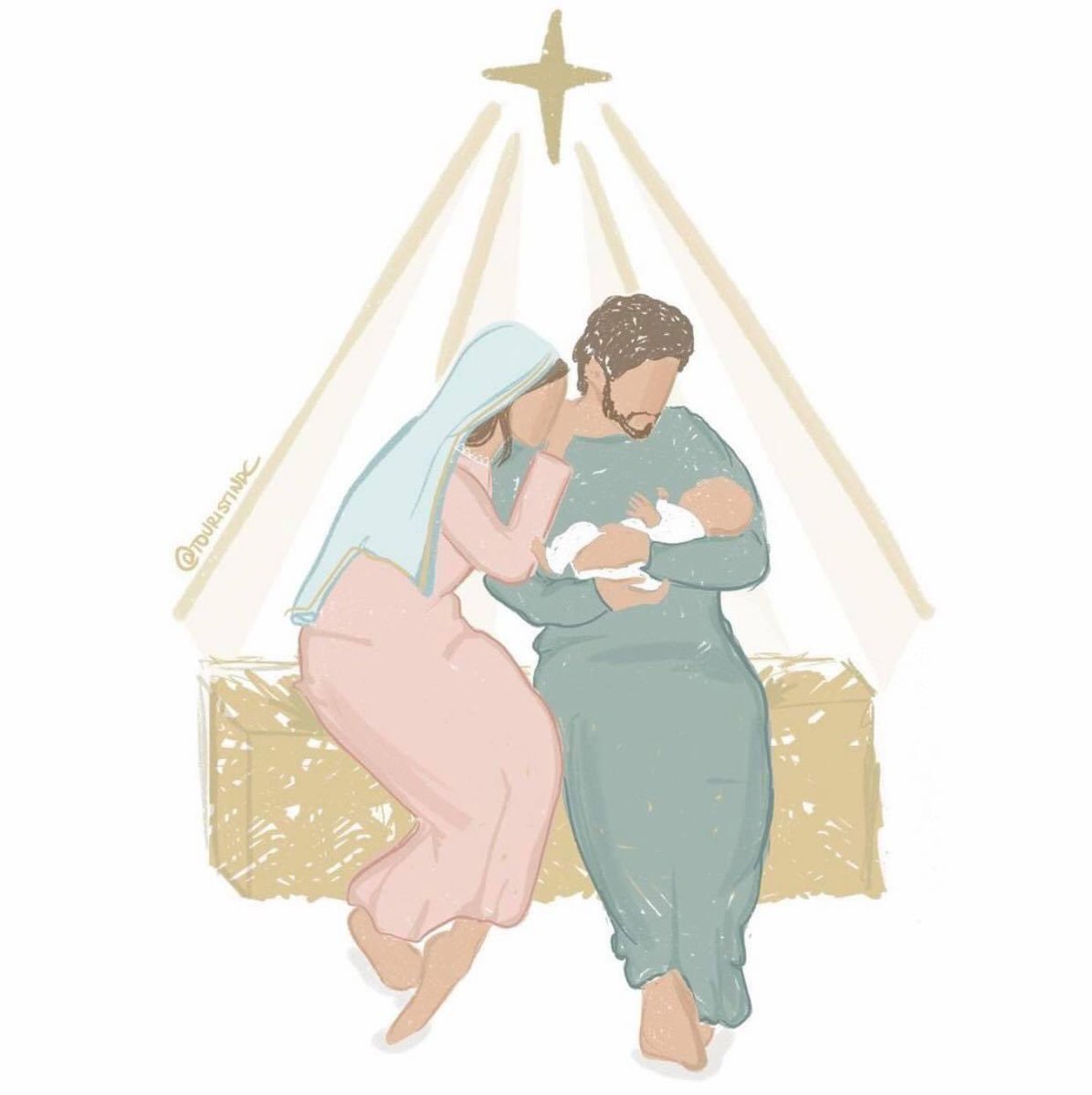 MujerCatolic's tweet photo. Feliz y bendecida navidad ♥️ ha nacido el rey 👑 https://t.co/kIVc20lKmo