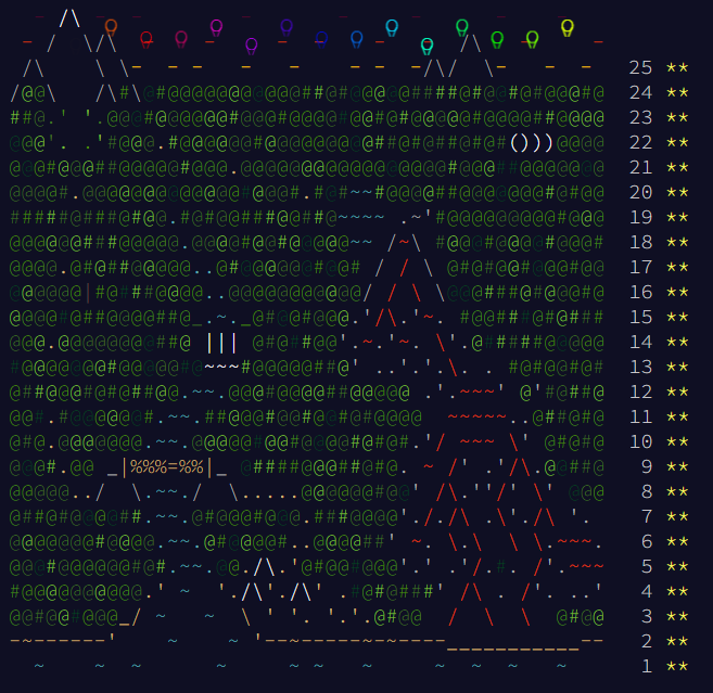arkorwan's tweet image. ครบแว้ว 50 stars!
#AdventOfCode2022