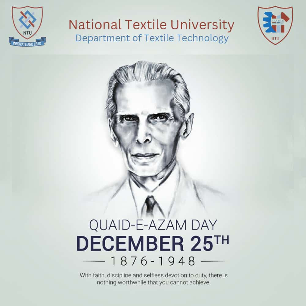 NationalTextil2's tweet photo. ہماری قوم کے عظیم رہنما، قائداعظم محمد علی جناح، اور ان کے انتھک قومی جذبے کو منانا۔ قائداعظم کا اتحاد، ایمان اور نظم و ضبط کے رہنما اصولوں کے تحت ایک ترقی پسند اور جامع پاکستان دیکھنے کا خواب ہمارے لیے ایک یاد دہانی کا کام کرتا ہے۔
یوم قائد مبارک ہو! https://t.co/TmA6wrv1nc