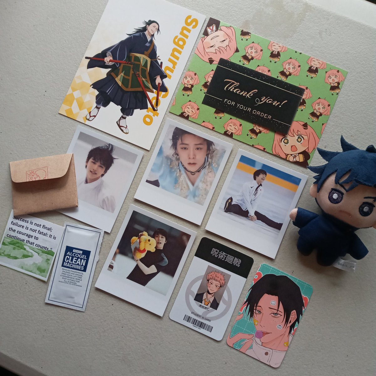 httpynk's tweet photo. ꒰ #httpynkbuys ꒱
⤷ @20thPageShop_PH
litol gumi came home with friends and sensei's beloved 😚 thank you so much for accomodating and securing these items! i fr had a hard time unboxing the whole thing 😭 anw, it's okay! till the next purchase 💗 https://t.co/C5d4O0lgxz