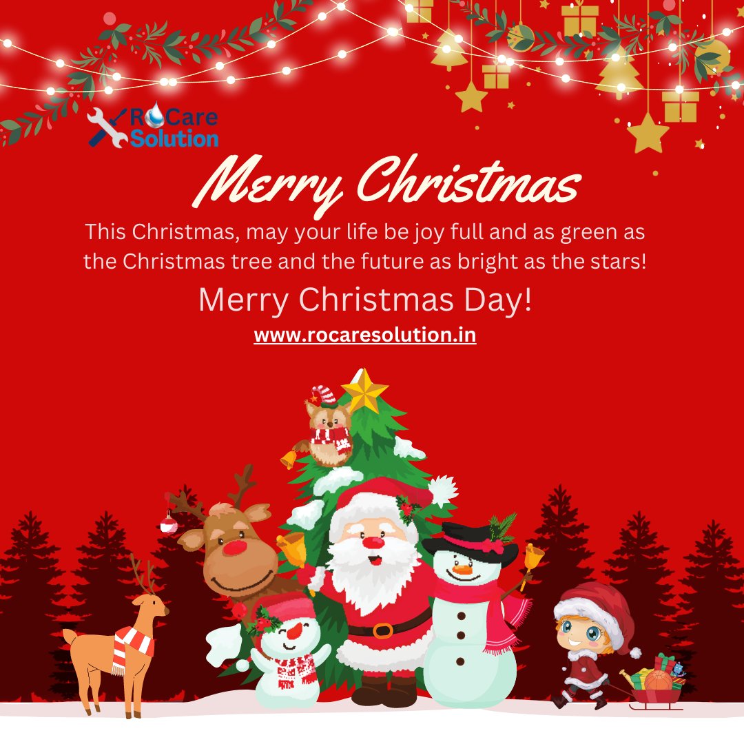 May this christmas you and your family be filled with all the joys of this beautiful festive season. Wish you a happy Christmas day.

#MarryChristmas #rocaresolution #rowater #rorepair #roservice