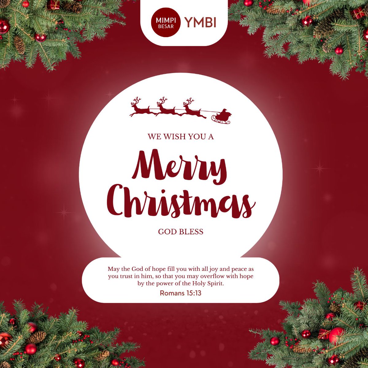 Keluarga besar Yayasan Mimpi Besar Indonesia mengucapkan selamat Hari Raya Natal bagi Sobat Mimpi besar yang merayakan dimanapun berada. Semoga kedamaian, kebahagian dan cinta kasih selalu menyertai kita semua🎄

#mimpibesar #natal2022 #christmasday