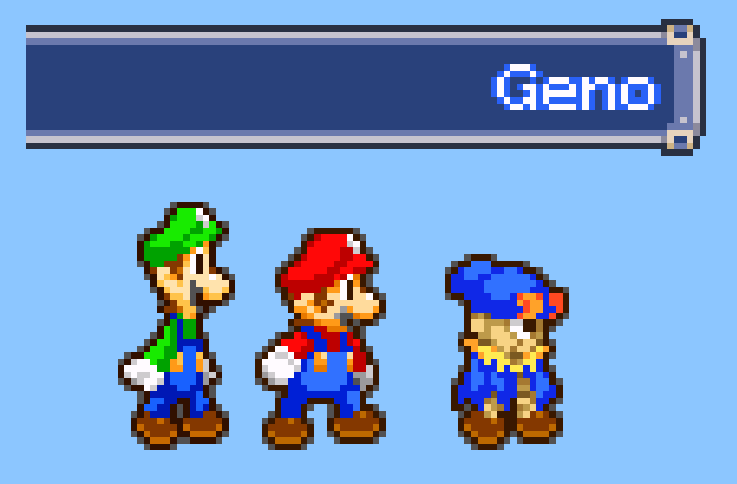 AlienoidNovace's tweet image. Harkening back to the old days where everybody and their grandmother would make sprites in the Mario &amp;amp; Luigi: Superstar Saga style. Here&apos;s Geno, for funsies! #pixelart #supermariorpg #mlss
