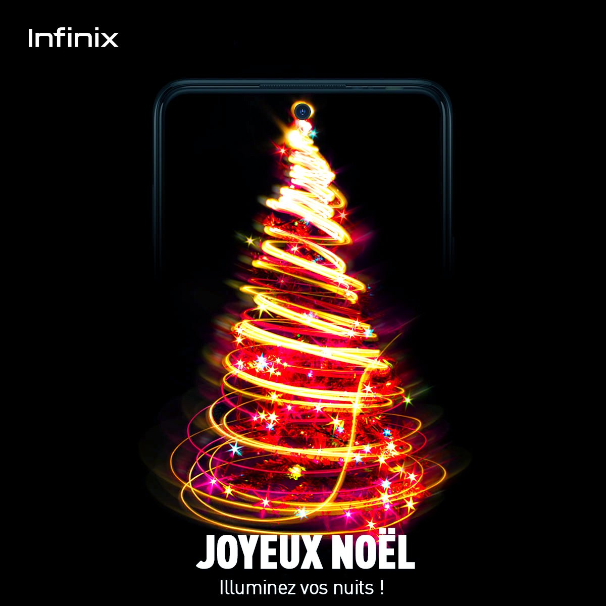 InfinixTg's tweet photo. #infinix vous souhaite à tous et toutes une bonne fête de Noël. 
Que la fête soit belle ! 
#smartseries 
#hotseries
#NoteSeries 
#zeroseries https://t.co/1JO3s30z1u