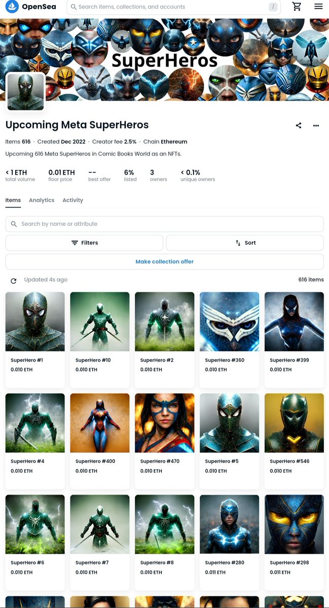 MetaSuperheros's tweet photo. Time for a giveaway to WIN 
1-Follow
2-Like 
3-Drop your wallet address
A Winner will be selected in 24hrs
https://t.co/Kc4PgTtHf9 https://t.co/q9JKNWF9Uj