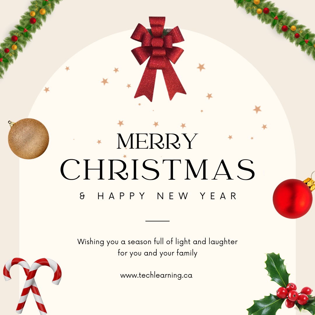 Techlearningca's tweet image. Merry Christmas & A Happy New Year!
Wishing you a season full of light and laughter for you and your family.
:
#MerryChristmas #MerryXmas #NewYear2023 #HappyHolidays