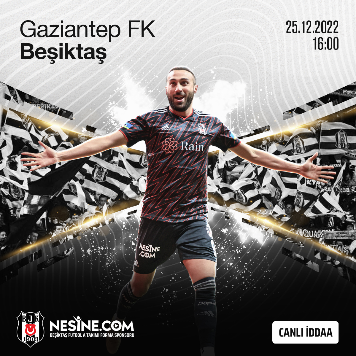 Beşiktaş JK on X: Beşiktaşımız, Gaziantep FK karşısında galibiyet için  sahada! ⚽ Karşılaşma TEK MAÇ ve CANLI İDDAA seçenekleriyle @nesinecom'da!  📲 Hemen Oyna >>   / X