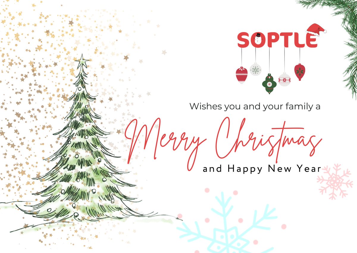 soptledotcom's tweet photo. Soptle wishes you all a Merry Christmas!🎄

#merrychristmas2022 #happyholidays #festiveseason https://t.co/q1XAtIO0IR