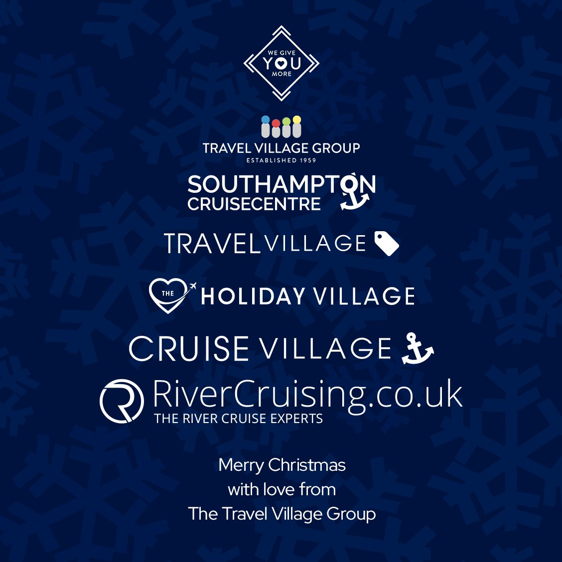 Merry Christmas to all our wonderful customers, with love from everyone at The Travel Village Group.