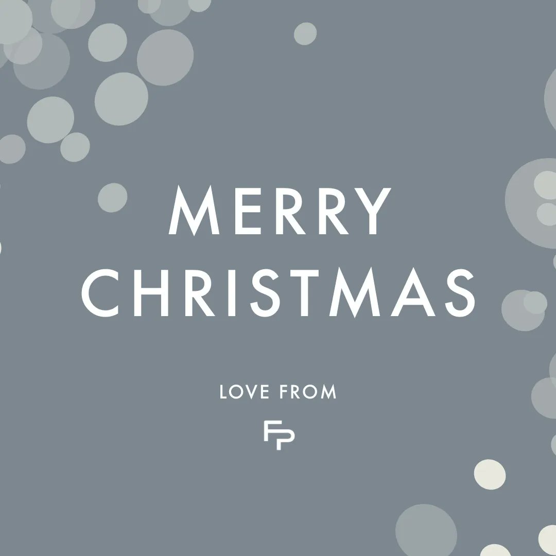 Merry Christmas from us all at FP, we hope you have the most wonderful day 🤍