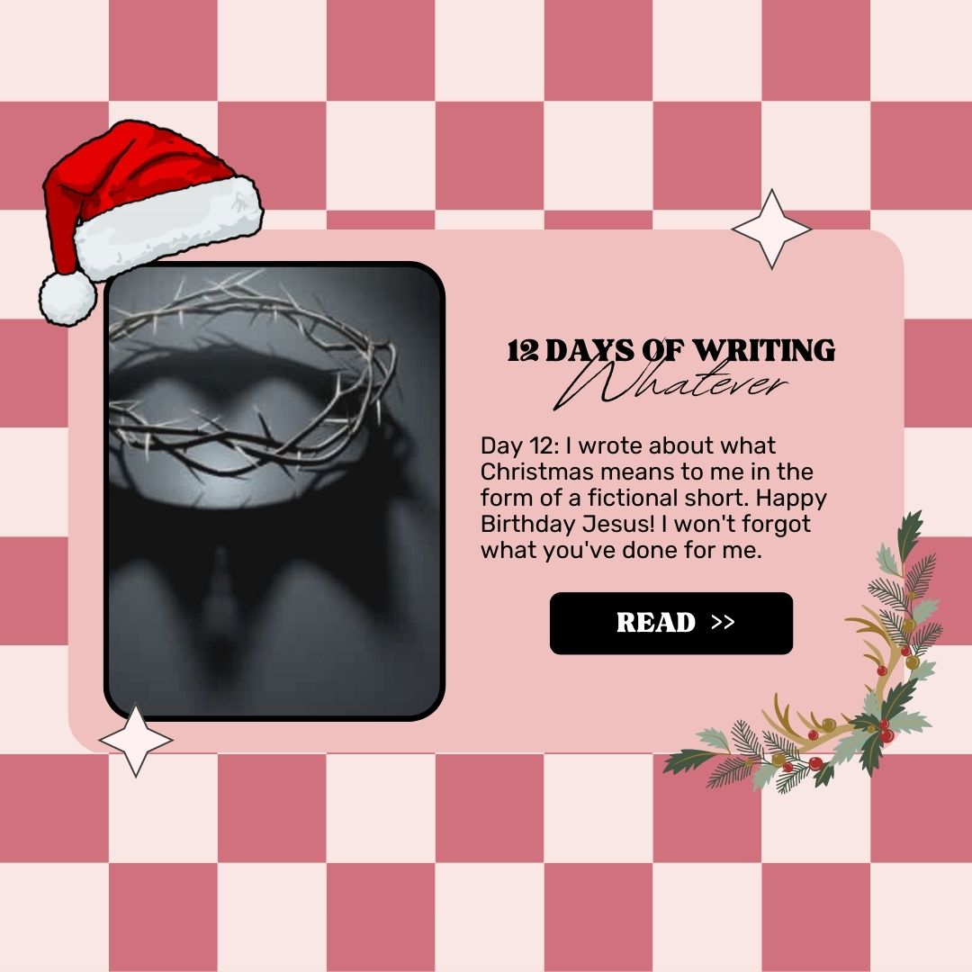 novelconbini's tweet photo. Merry Christmas, erryone! UWU! Posting the whole story today! Can you spot the story between the lines? Hint—the final sentence.

Check out my serialising fantasy novels at https://t.co/qpMEZTKtKd! https://t.co/n7gpUwyUme