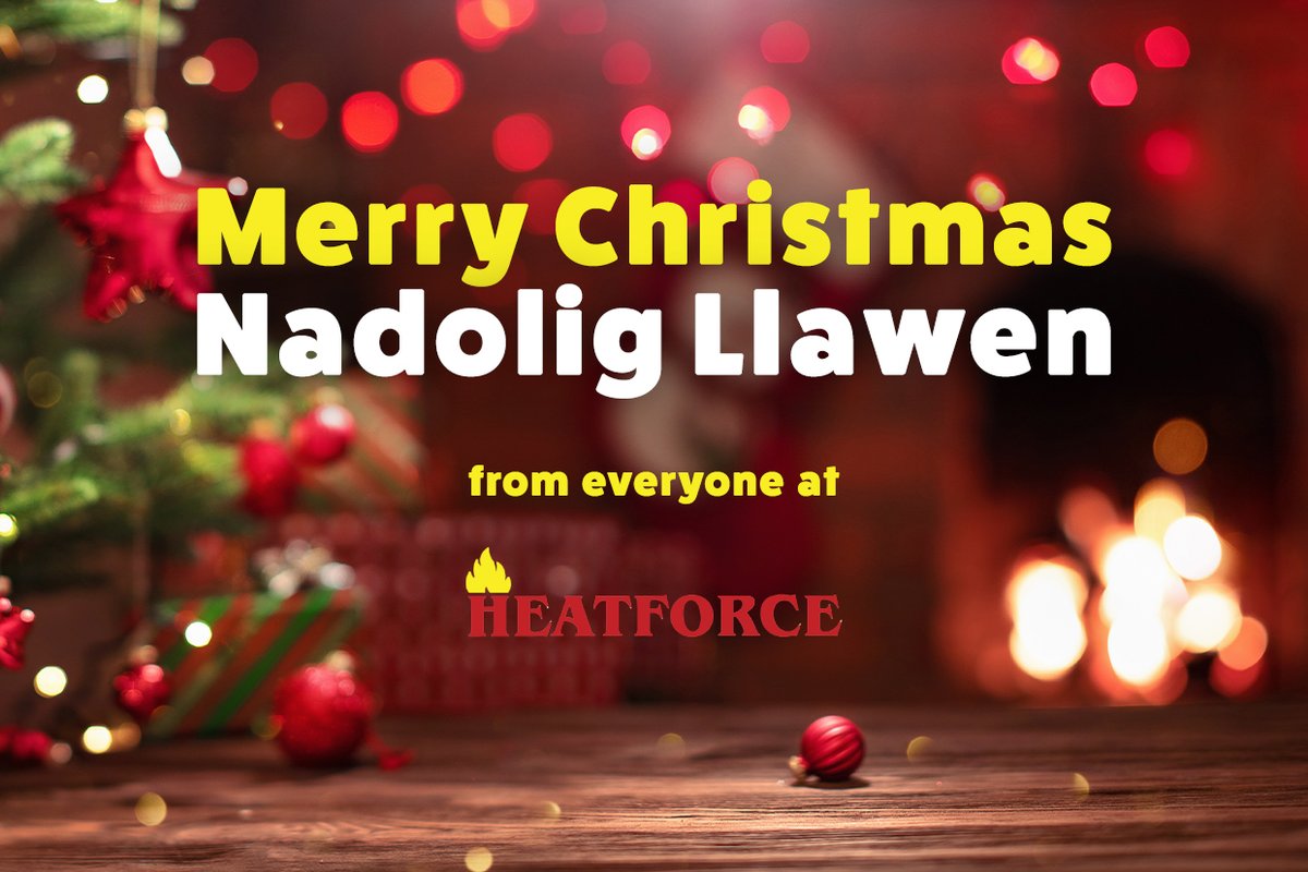 Wishing all customers, old and new, a very Merry Christmas from all of us at Heatforce 🎄🎁🥂