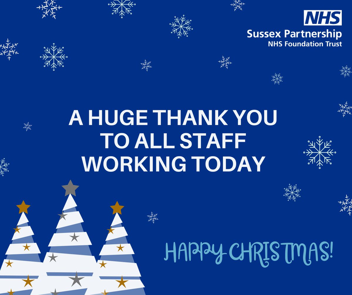 Thank you to all staff working across our services today, ensuring we can continue to provide care to our communities throughout the festive period. You are amazing! ⭐#notjustajob