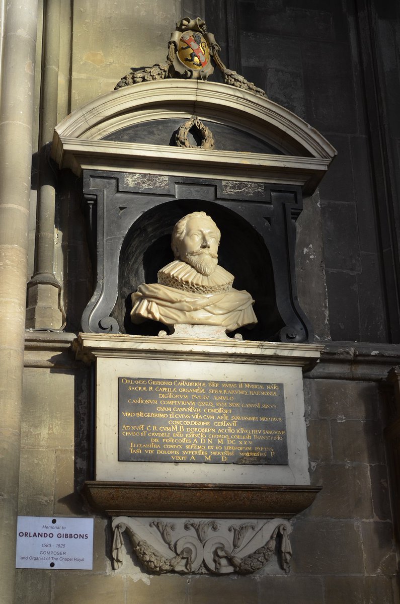 Today marks the 439th anniversary of the birth of the English #organist & #renaissance composer, Orlando #Gibbons. ❄️ 🎄 🧭 #Oxford 🇯🇪 #England #EarlyMusic #OudeMuziek #AlteMusik #MusiqueAncienne #MúsicaAntigua #MusicaAntica #古楽 

📸: Jules & Jenny, 11th January 2014, at 10:22.